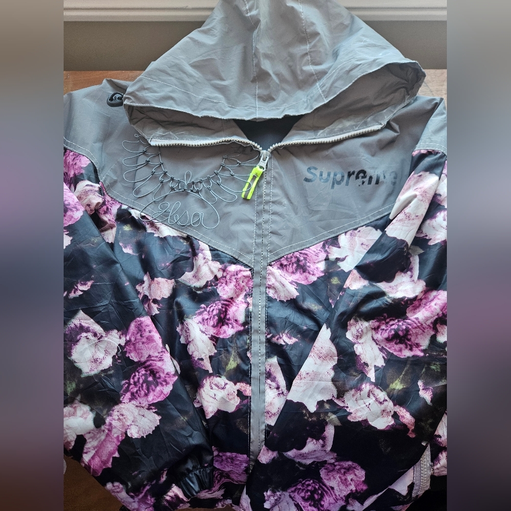 Not Quite Supreme Reflective Floral Jacket